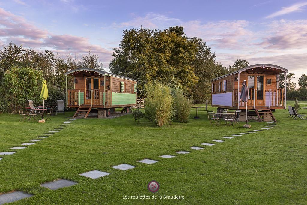 Les Roulottes De La Brauderie Villa Brissarthe Luaran gambar